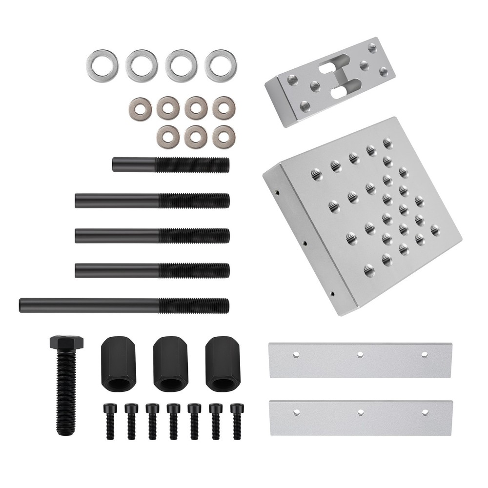Universal Drill Press Support Block Plate Tool Set Kit, 30 Ton – Bearing and