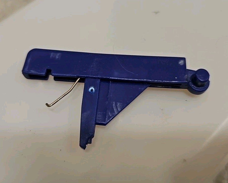 Blue Plastic Trigger Lever w/ Spring Kobalt KST 120X-06 40v Trimmer Replacement
