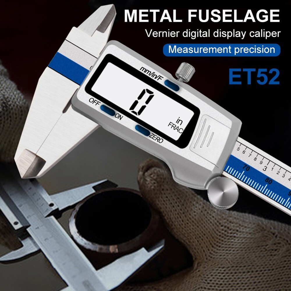 6" 150mm Digital Caliper Vernier Electronic LCD Gauge Micrometer Measuring Tool
