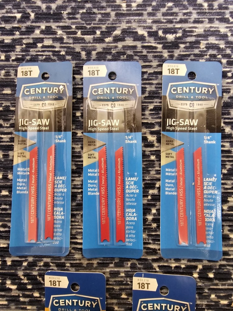 Century Drill & Tool Jig-Saw Blade Set 2B SEE DESCRIPTION