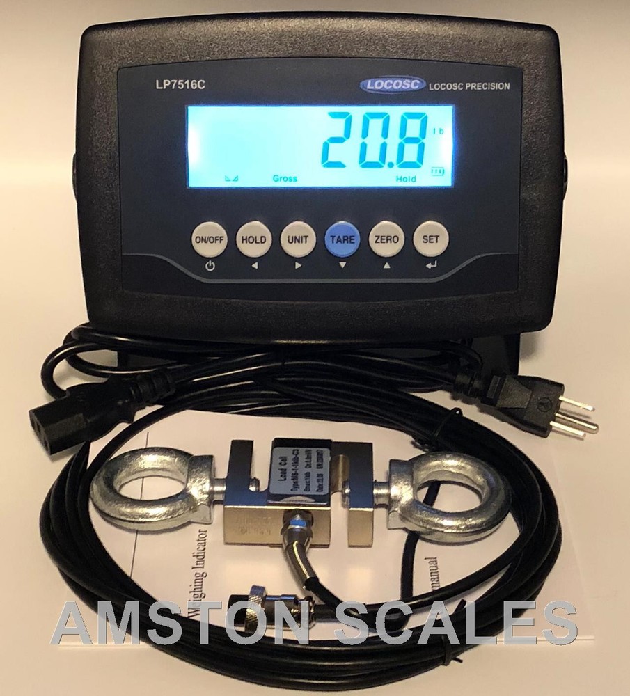 1000 LB S-TYPE LOAD CELL LCD DISPLAY ARCHERY DRAW BOARD COMPOUND LONG BOW SCALE