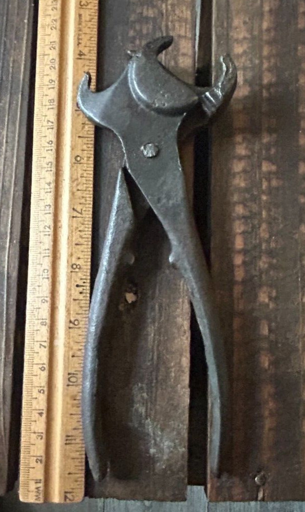 Vintage Double Head Hog Ring Pliers 7-1/2" 