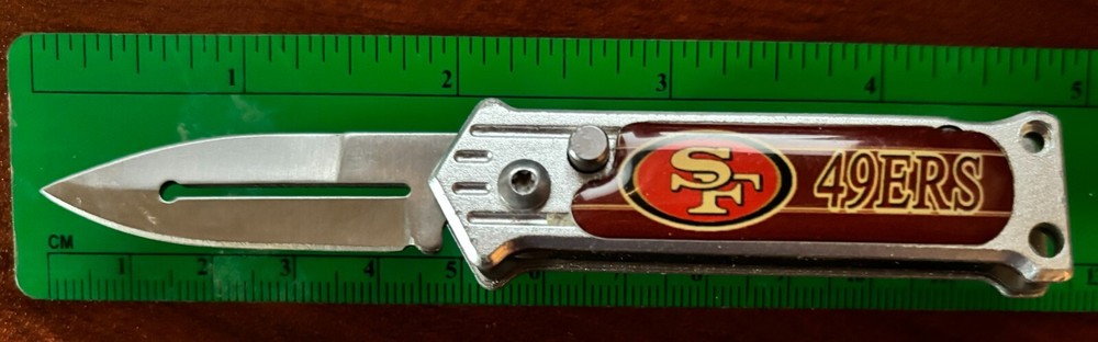 49ers folding pocket knife