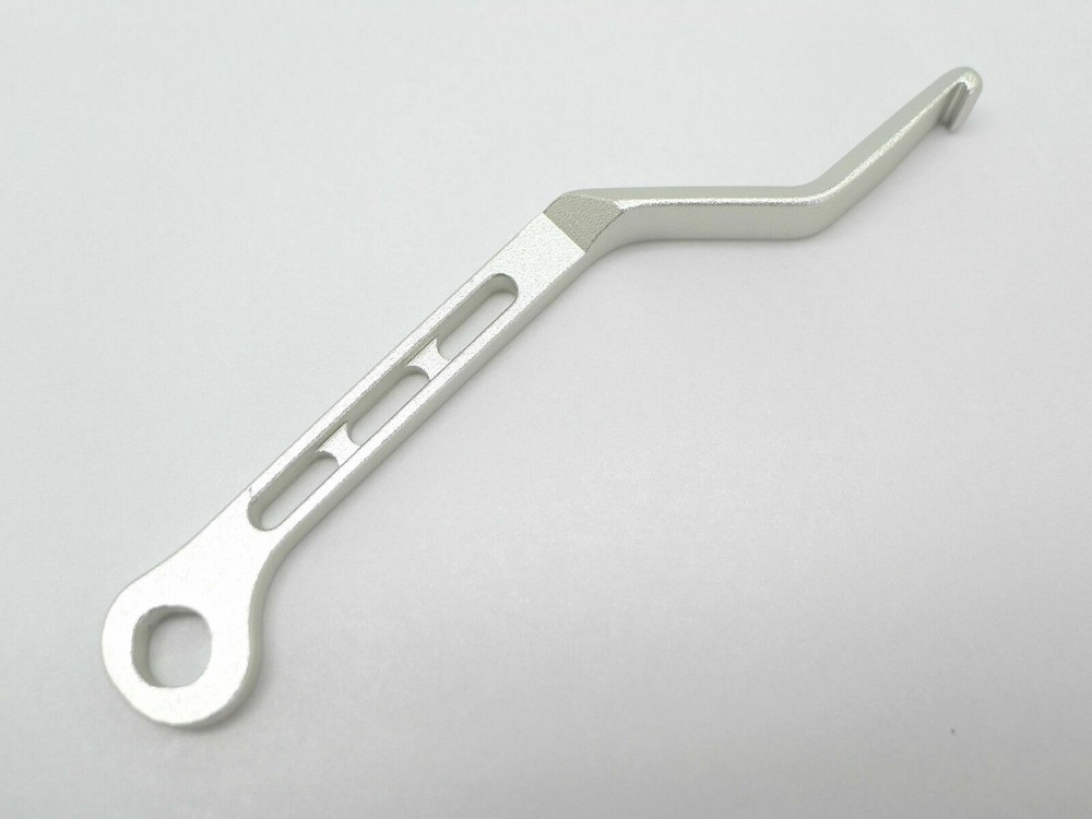 Lightweight Alloy CNC Finished Chain Drop Catcher -- Silver