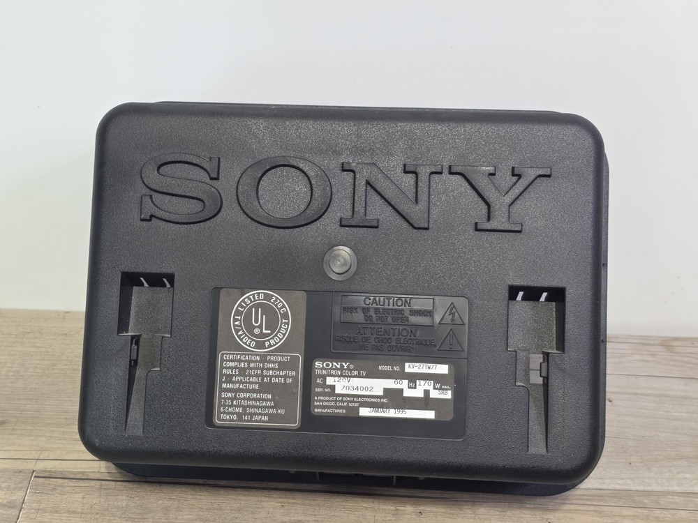 Sony Trinitron KV-27TW77 Replacement Back Cover