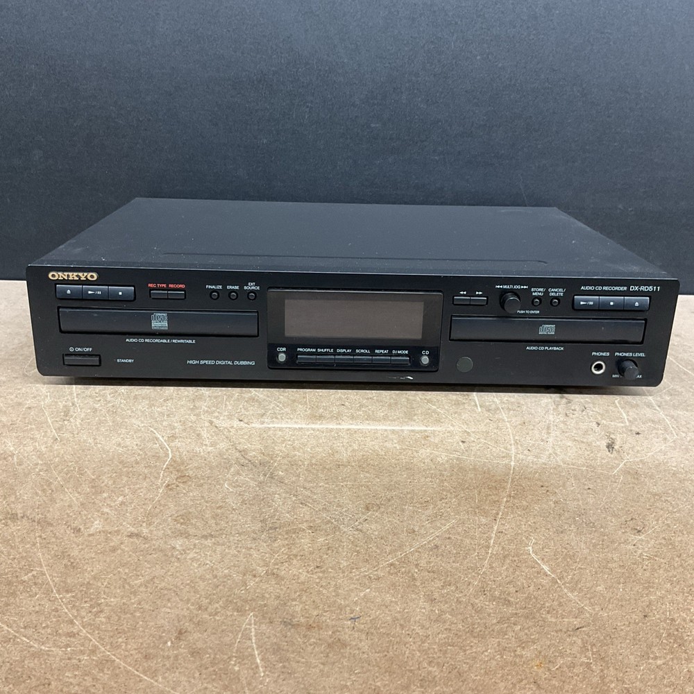 ONKYO DX-RD511 Audio CD Recorder - Untested For Parts