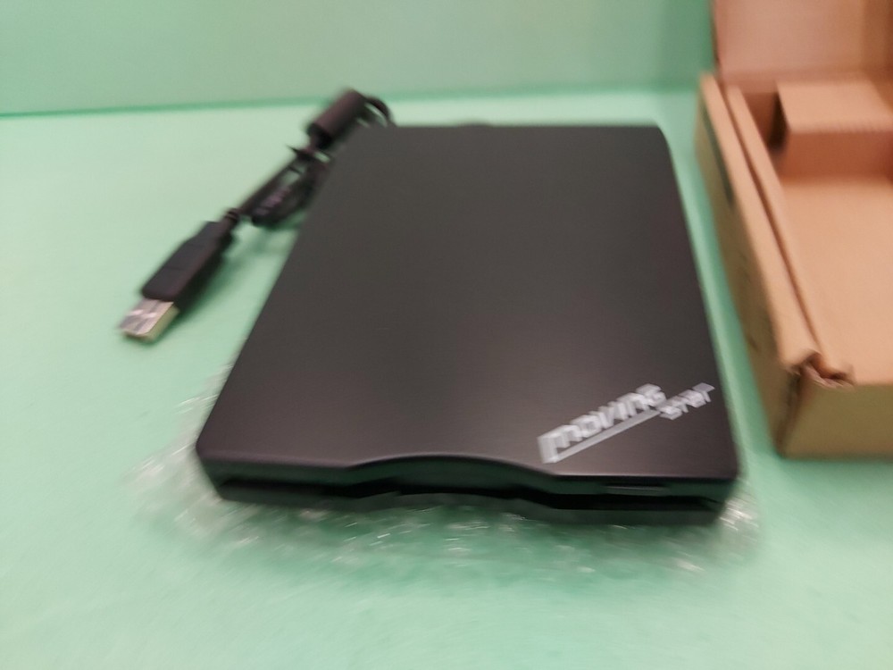 Moving Star 3.5 USB Floppy Portable External Black Disk Drive Diskette Drive
