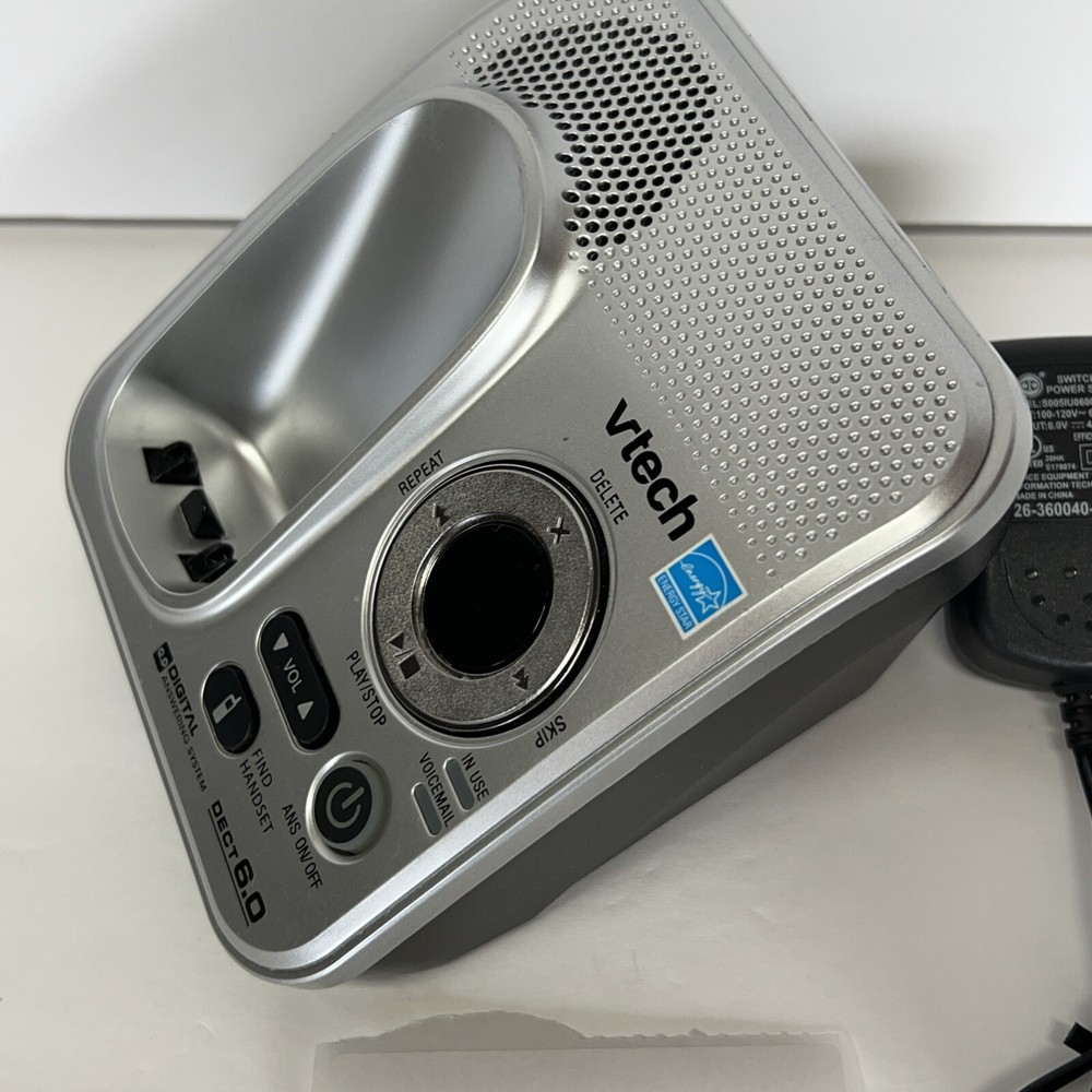 VTech Digital Answering Machine Model CS6229-2 Home Phone Main Base TESTED