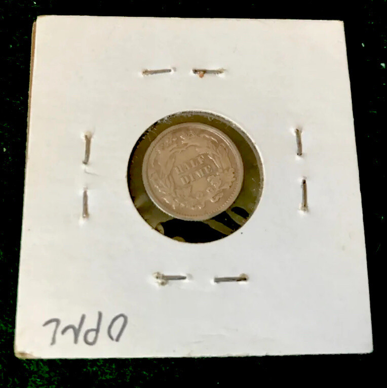1872 Silver Seated Half Dime -TD1