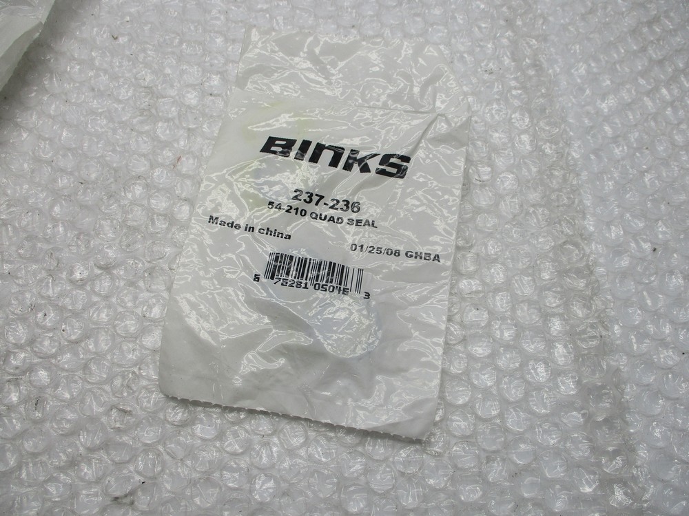 BINKS 237-236 54-210 SEAL NSMP