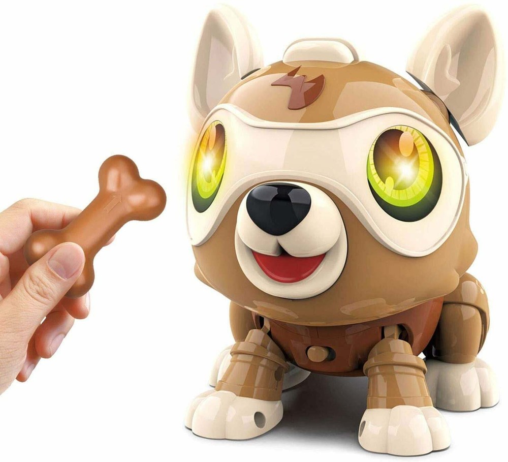 DIY Electronics Pet Dog with Bone, Interactive toy