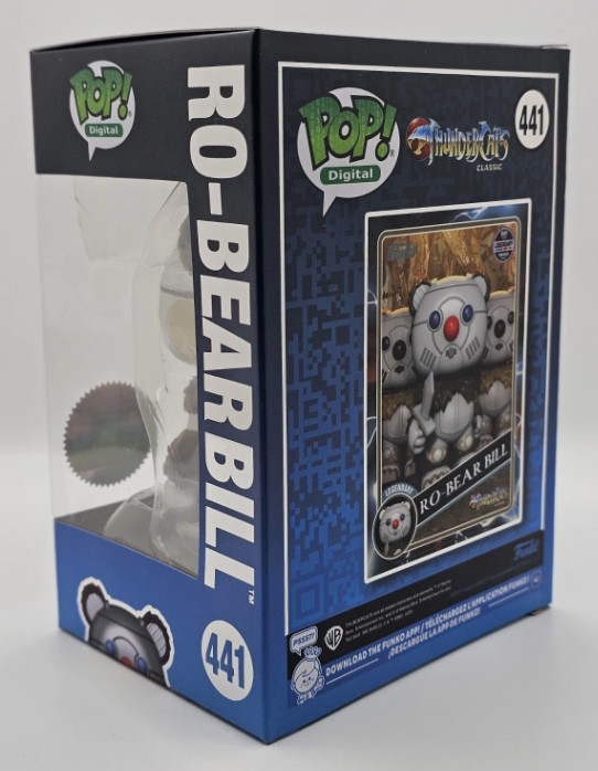 Funko Pop! Digital #441 ThunderCats Ro-Bear Bill Legendary LE 1583 + Protector