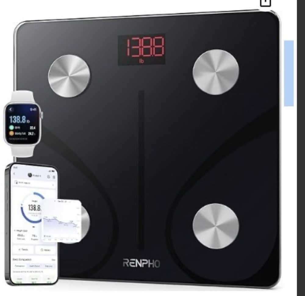 Renpho Smart scale for body weight.