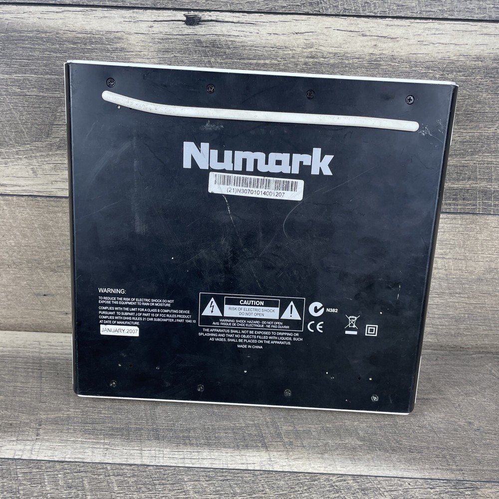 Numark NUVJ arkaos Mixer Controller ⚠️powers On No Other Testing ⚠️sold As-is