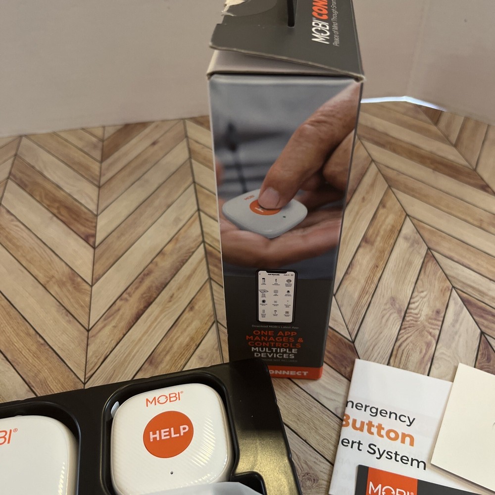 Mobi Connect Smart Emergency Alert Button Personal Support System NIB