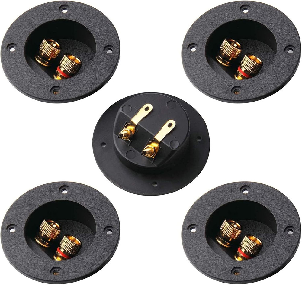 5 uds conector terminal altavoz 3" resorte redondo DIY