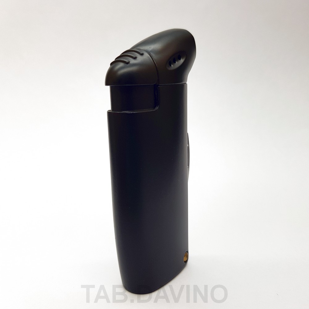 BREBBIA BLACK PIPE LIGHTER WITH CURAPIPE BOWL FLAME