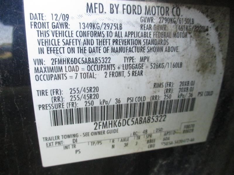 Camera/Projector Rear View Camera In Gate Fits 09-12 FLEX 380080