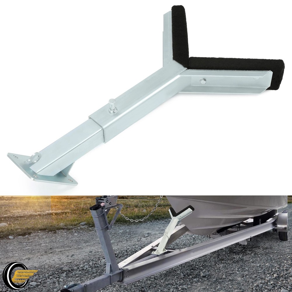 Bow Rest Catcher Tongues Assembly For Boat Trailer Galvanized Steel Bracket