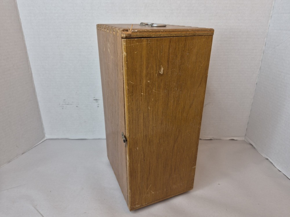 Vintage Monolux 600x Microscope Replacement Wood Storage Case