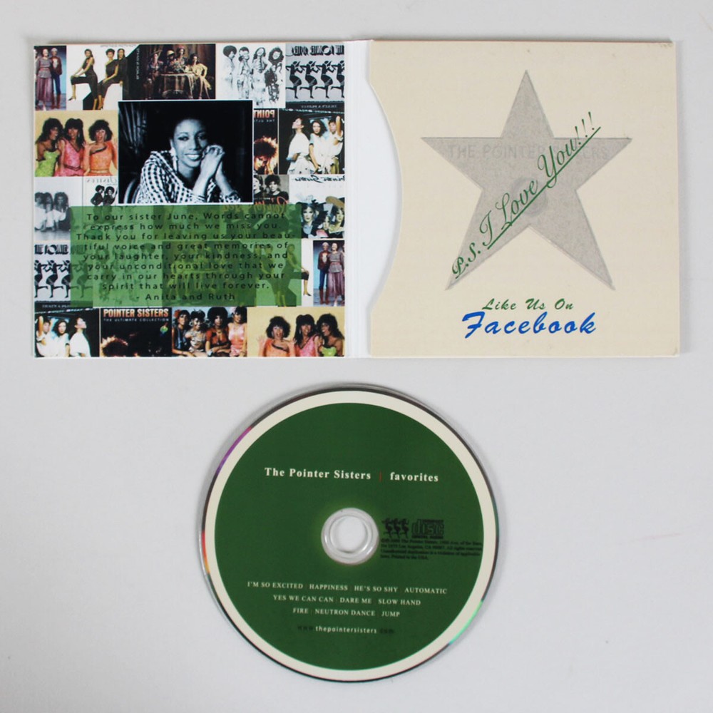 Pointer Sisters Signed CD Favorites Ruth Pointer, Sadako Pointer & Issa Point...