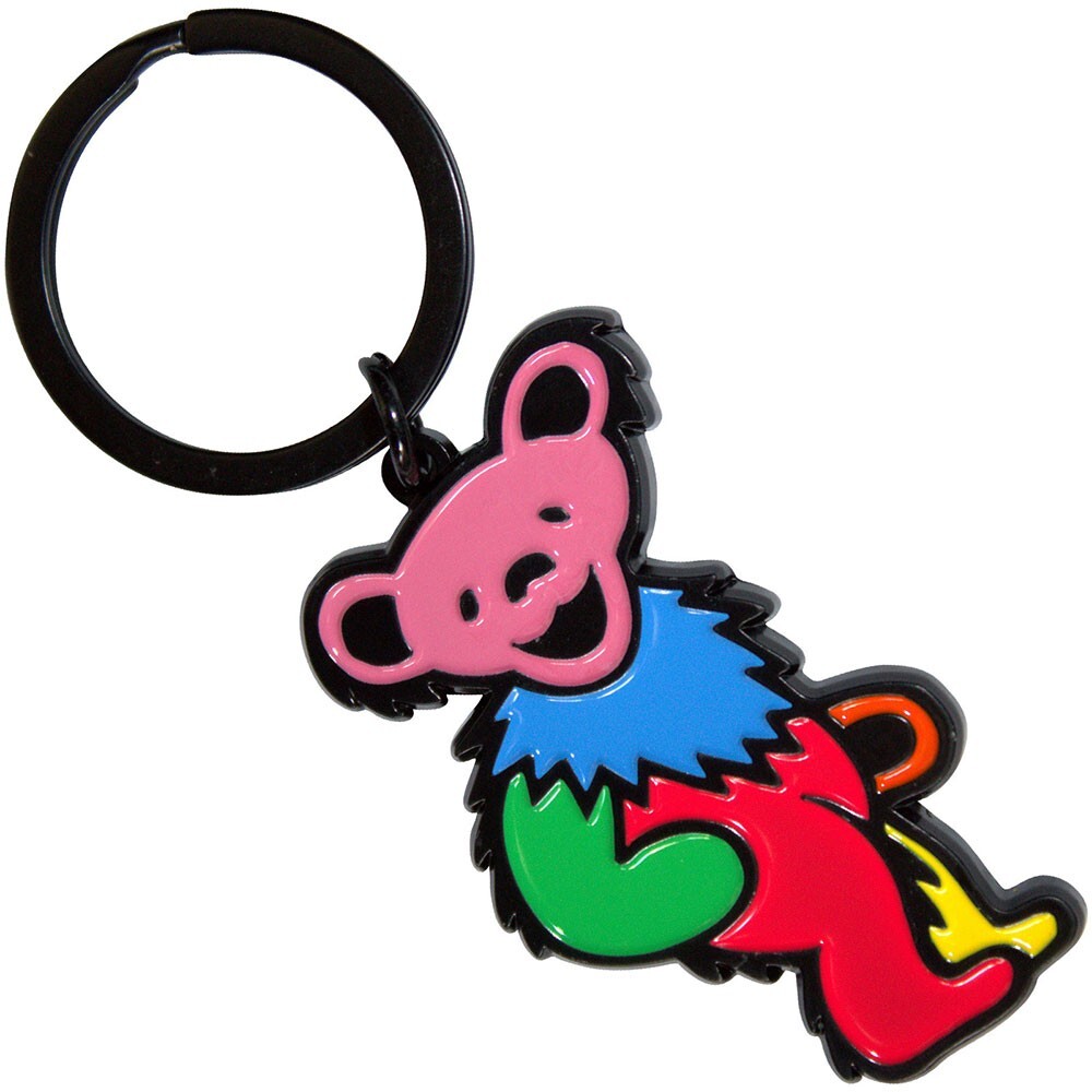 GRATEFUL DEAD official metal keyring keychain