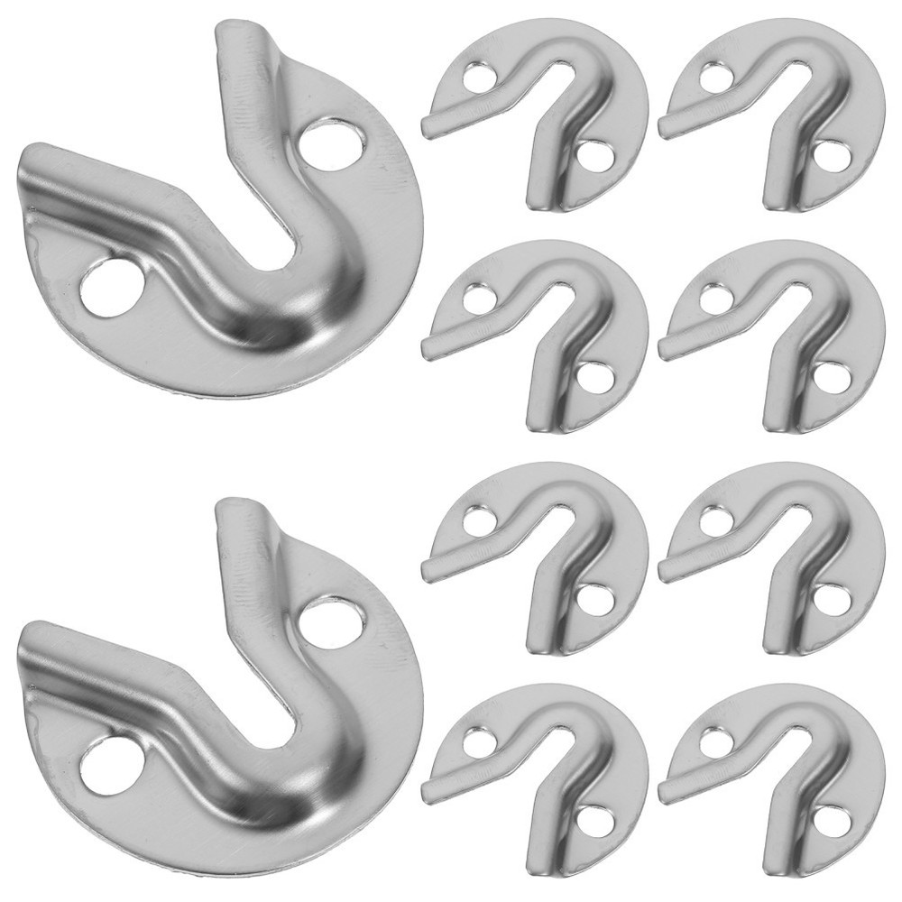 10 Pcs Flush Mount Bracket Picture Hangers for Frames Hardware Clips
