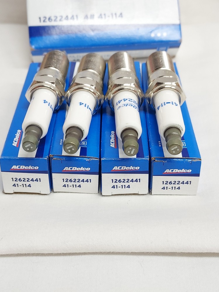 AC Delco 4 Iridium Spark Plugs #41-114 GM