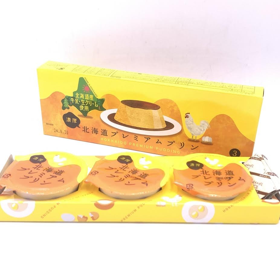 Hokkaido Premium Pudding 72g/(3pcs)