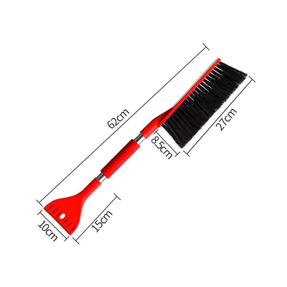 2 In 1 Snow Brush MultifunctionaLightweight Adjustable Angle Ice Scraper