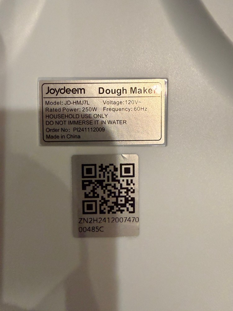 Joydeem Electric Dough Maker JD-HMJ7L With