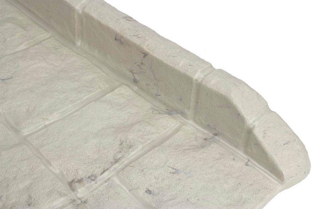 Suncast SB24 Decorative Rain Gutter Downspout Splash Block, Tan (2 Pack)