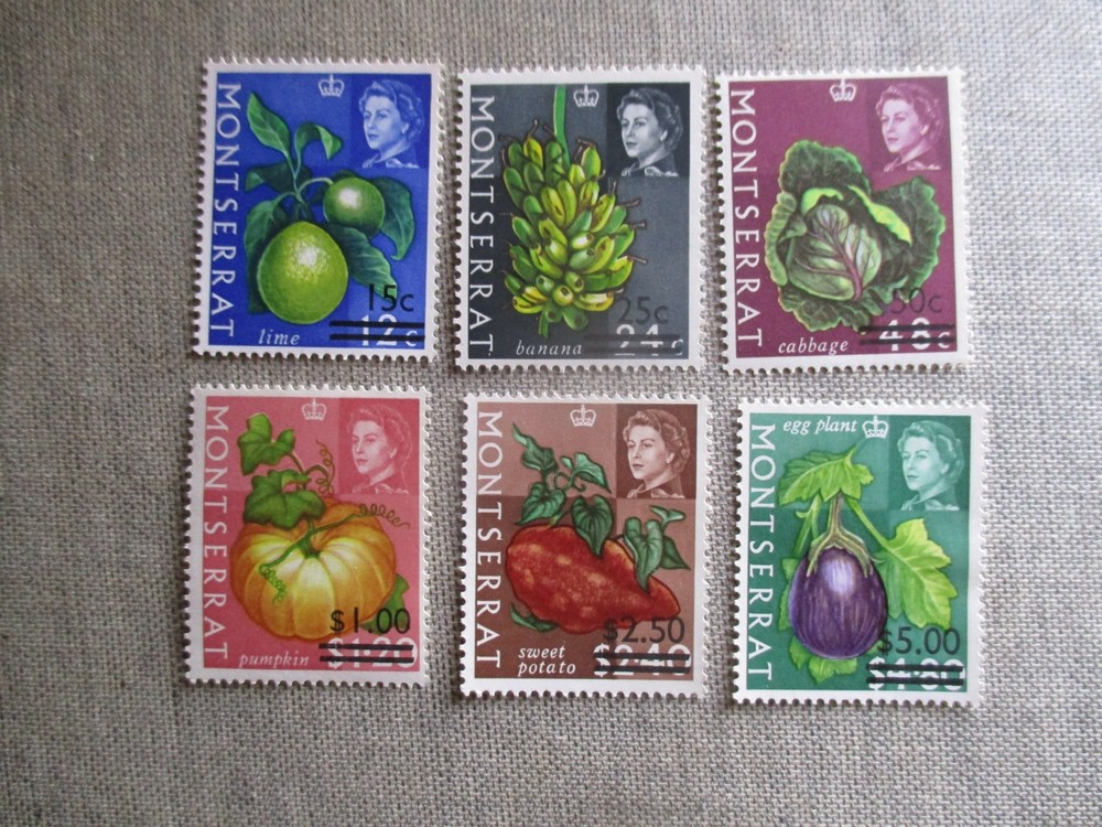 Montserrat, Scott# 193-198,MH