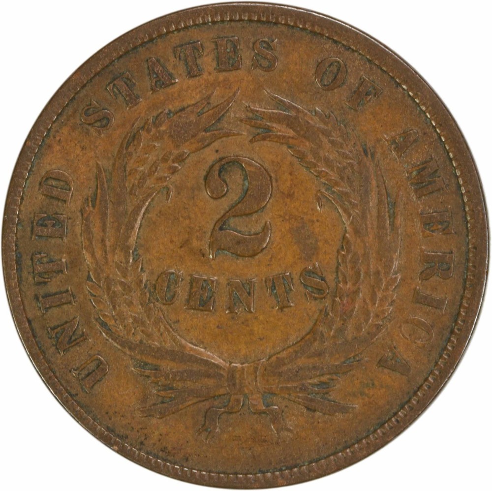 1868 Two Cent Piece VF Uncertified #124