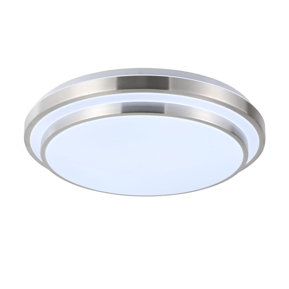 Modern LED Ceiling Light Flush Mount Dimmable Chandelier Lamp w/ Remote Control