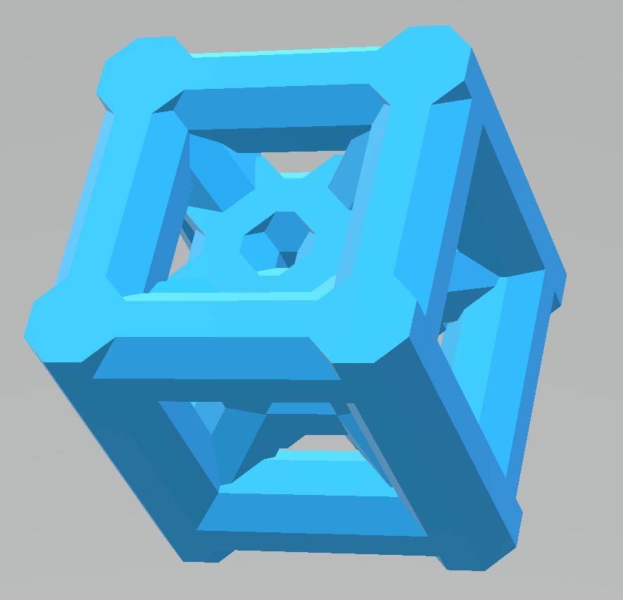 Hypercube Cube in a Cube Tesseract 4D Math Science Mathematician Gift Stand