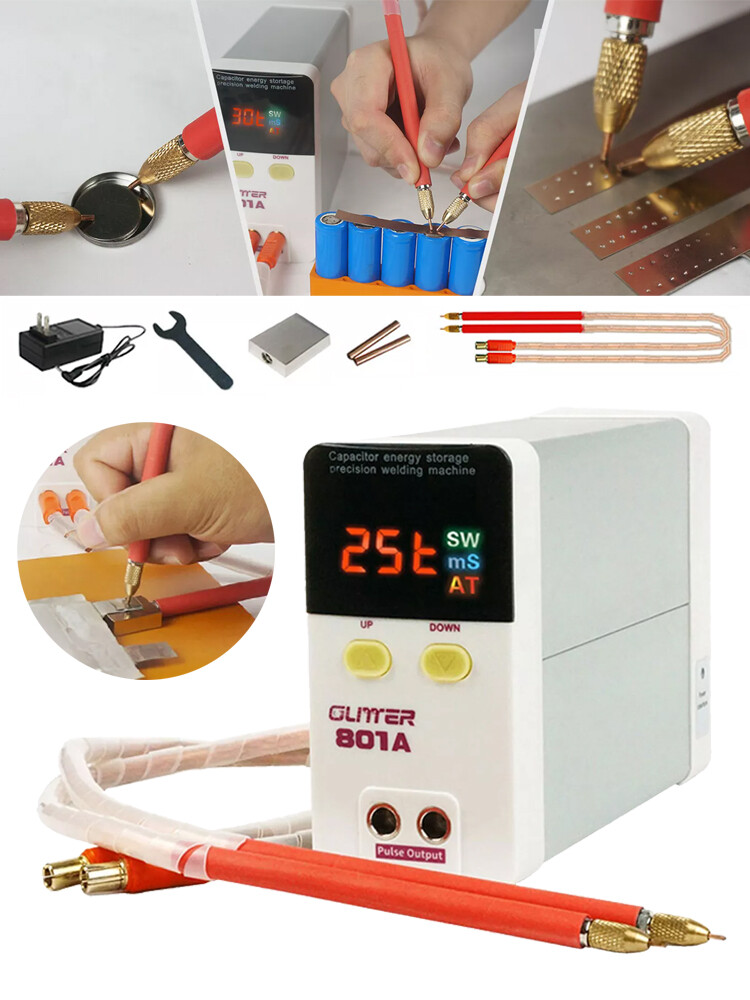 801A Capacitor Energy-Storage Pulse Welding Machine For Mobile Phone Battery E6