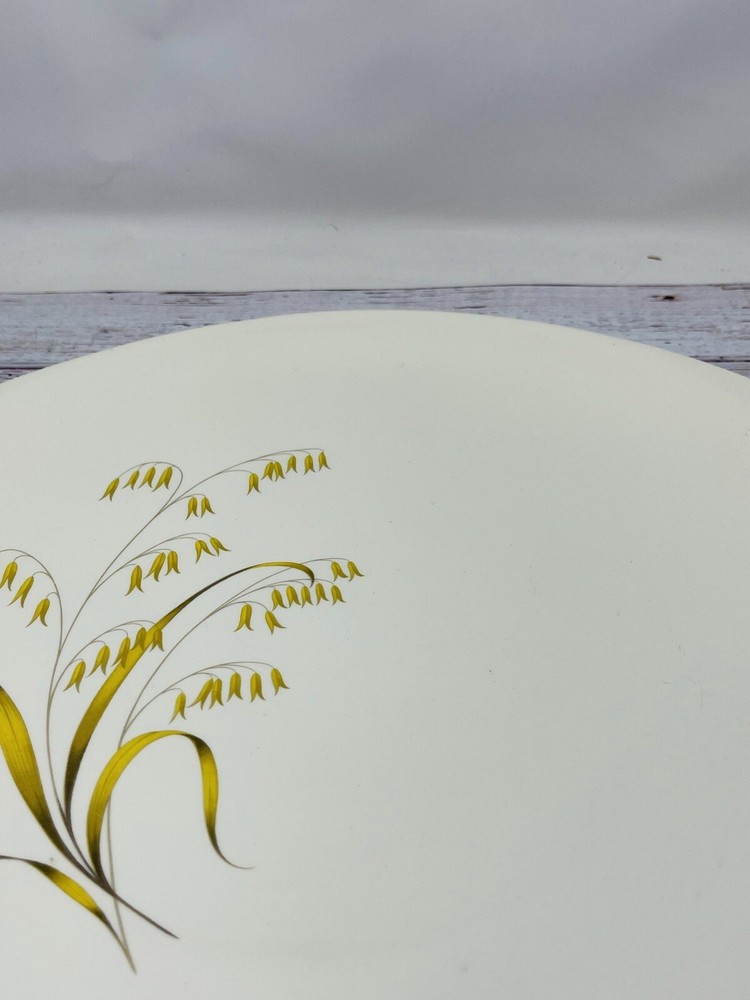 12” X 14” Platter With Gold Leaf Design.