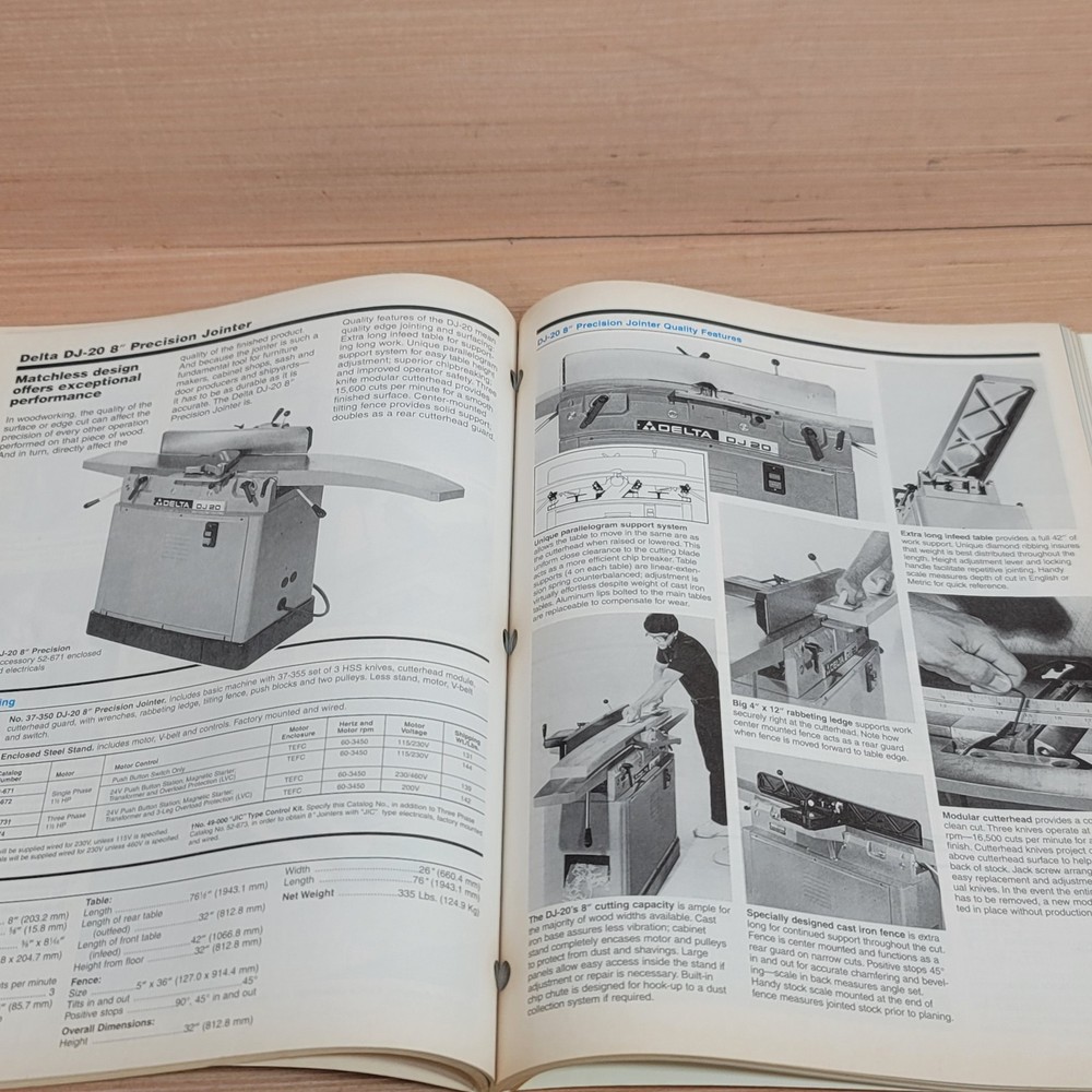 Delta Industrial Machinery Catalog From 1996