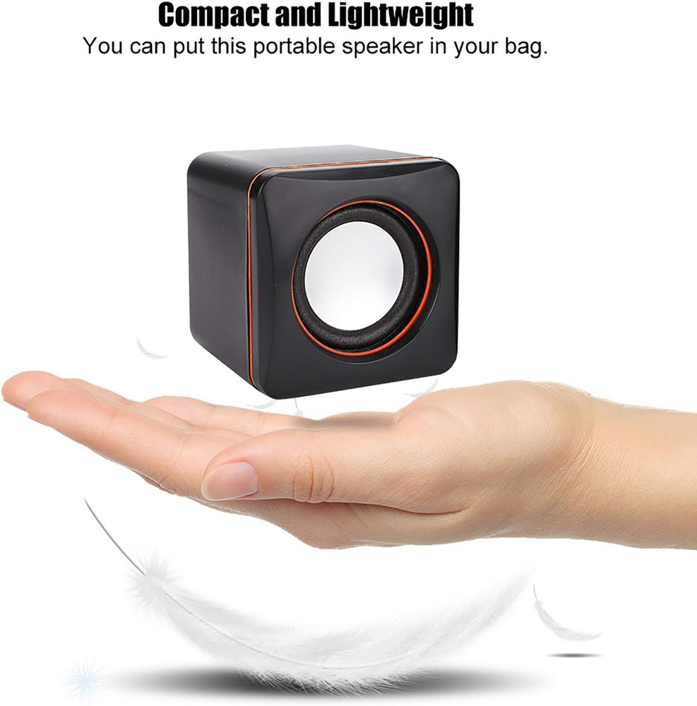 Computer Speakers for Desktop PC, Laptop, USB Powered External Stereo Speaker, V