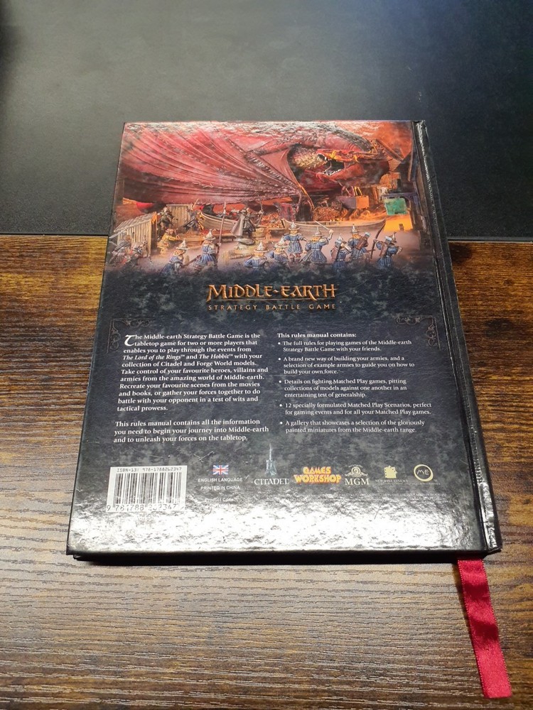 Games Workshop Middle-earth Strategy Battle Game Rules Manual 2018
