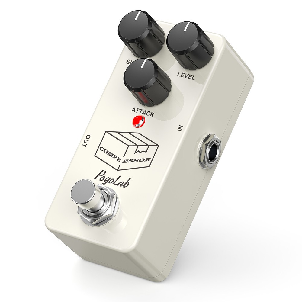 POGOLAB Compressor Pedal Guitar Pedal Compressor Mini Compressor Pedal