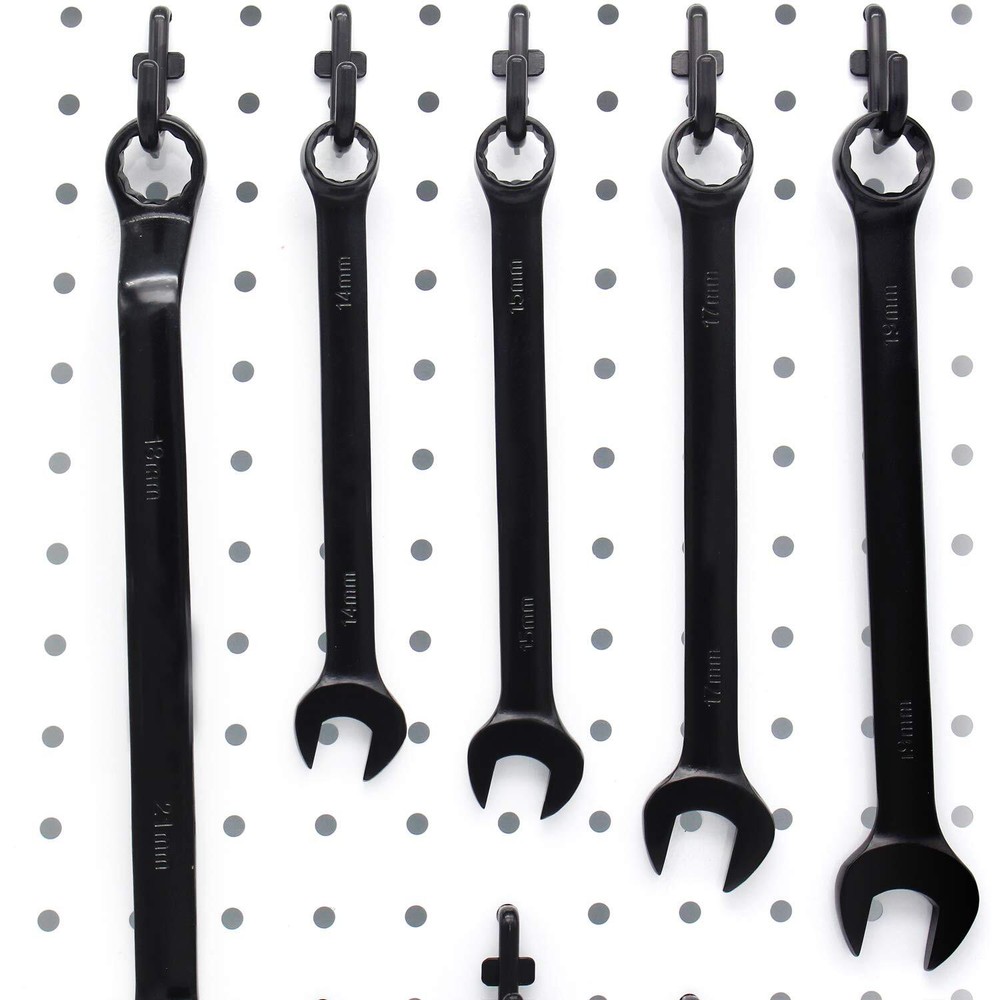 Pegboard Hooks Kit 200PK Pegboard J Hook Assortment Black Peg Hooks
