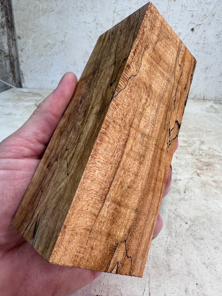 Stabilized Spalted Maple Knife Block or Turning Blank | Oversized | SSM 231