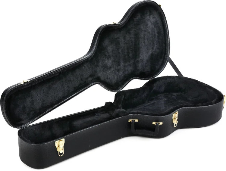 Fender Classical/Folk Guitar Multi-fit Hardshell Case - Black with Black Plush