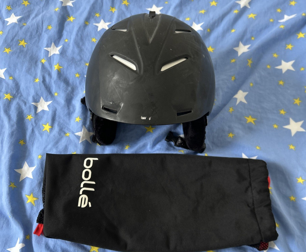 Bollé Black Ski/Snowboard Helmet Size Medium (58-61cm)