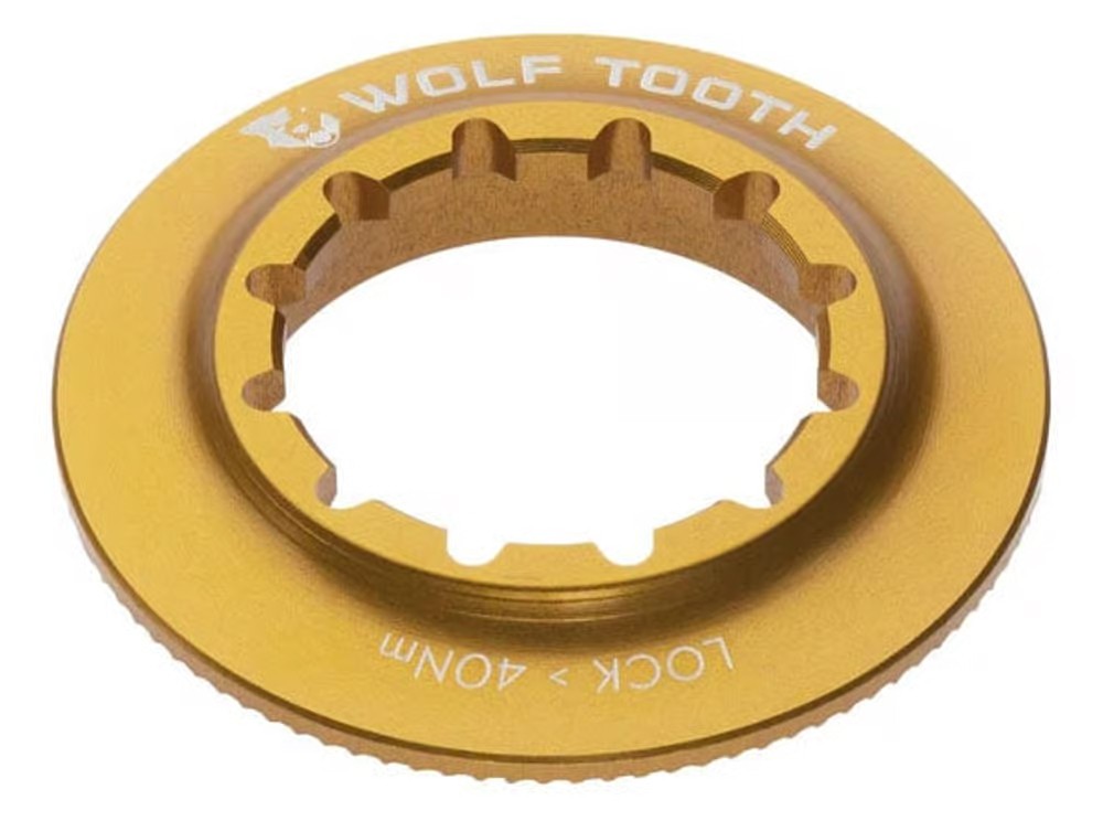 Wolf Tooth CenterLock Lockring Internal Spline Orange