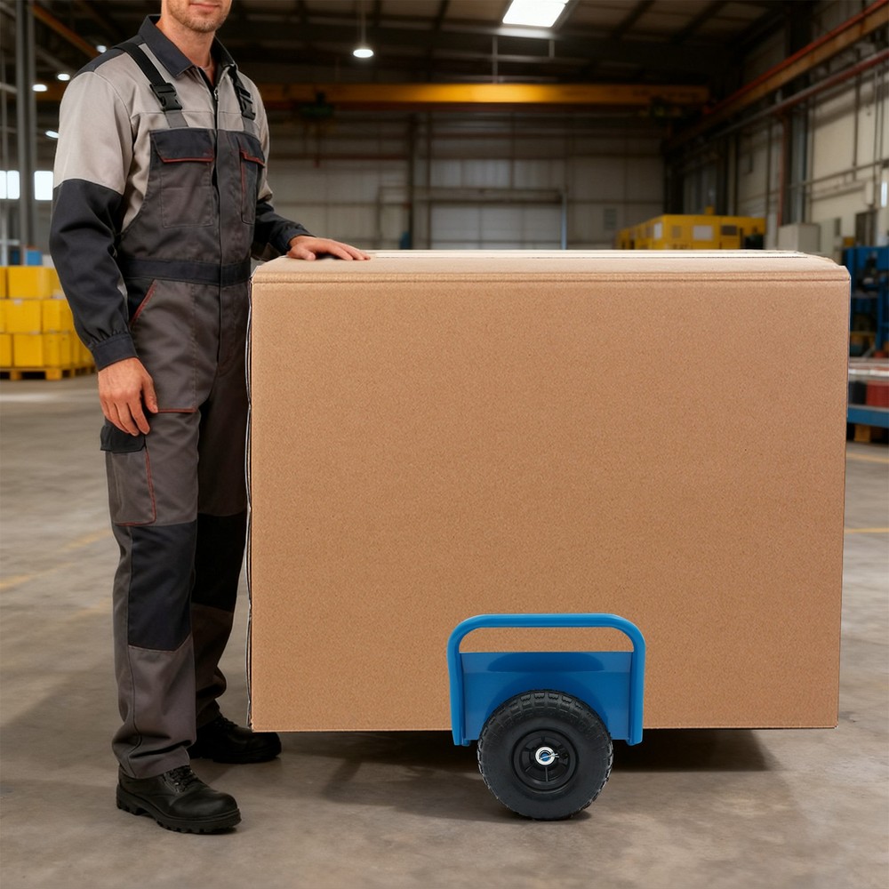2 Wheel Heavy Duty Panel Dolly, All-Terrain Slab Dolly, Freestanding Panel Dolly