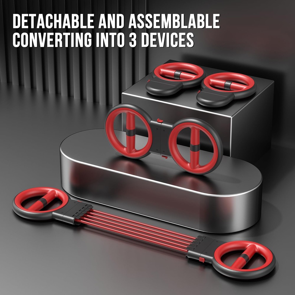 Funray Rotator Burn Machine, 3-in-1 Multi-Functional Arm Exerciser: Red-black