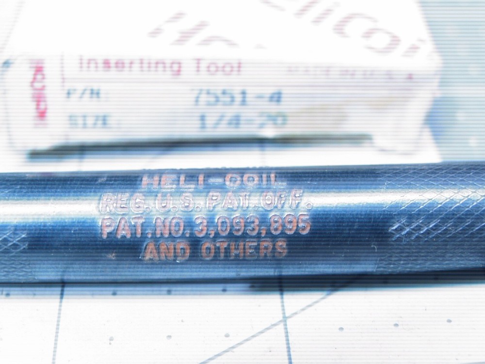 One 1/4"-20 Heli-Coil Inserting Tool # 7551-04